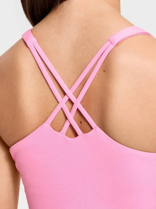 All In Motion™ Girls' Strappy Crop Tank Top -
Berry Pink XL - Picture 3 of 14